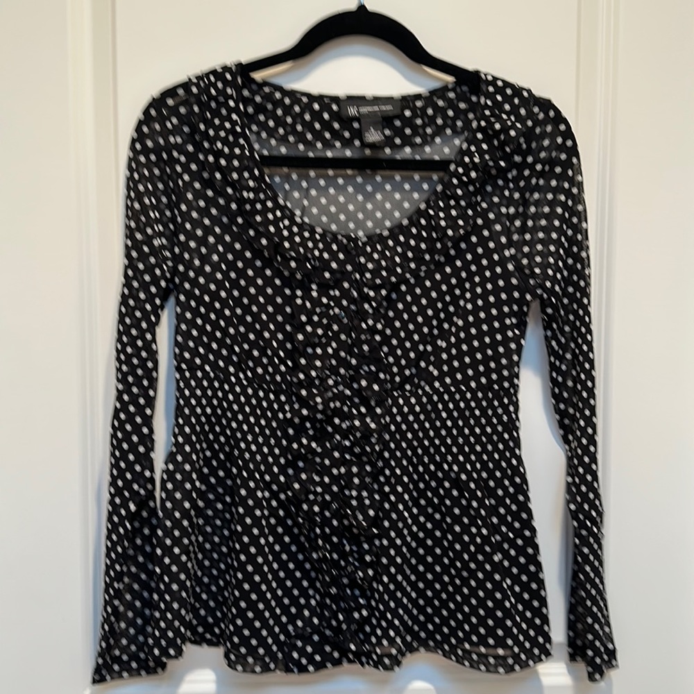 Sheer two piece top